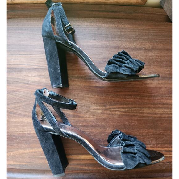 Ted Baker 
Floxen Suede Block Heel Sandal - Picture 6 of 7